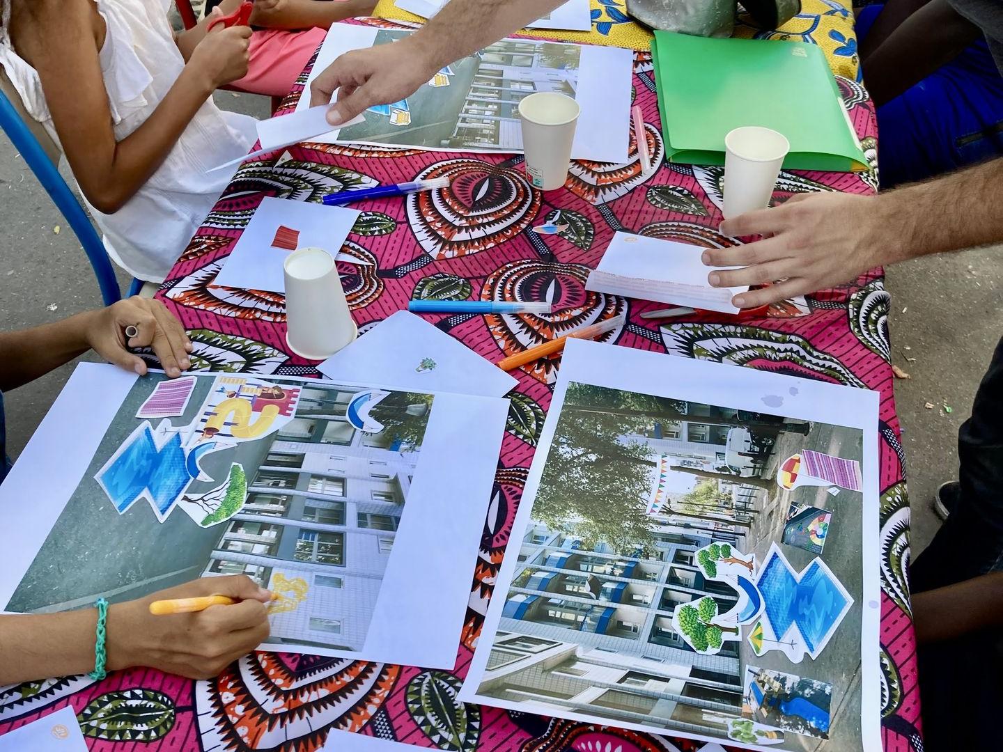 Photo d'un atelier de concertation citoyenne et d'intelligence collective menée par Kunagi